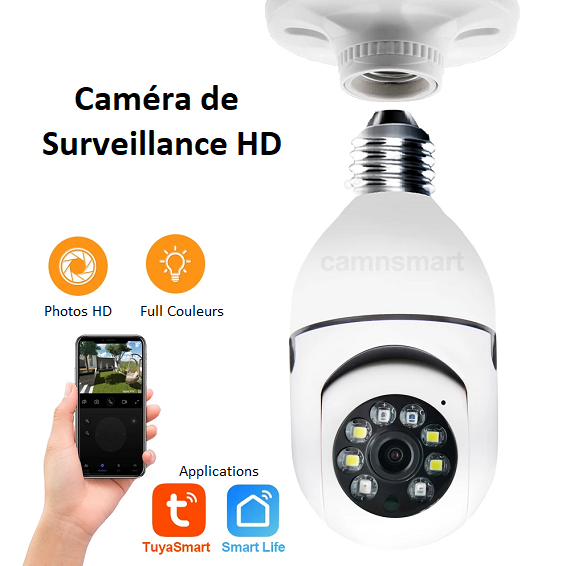 Caméra de Surveillance à Culot