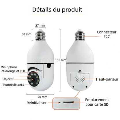 Caméra de Surveillance à Culot